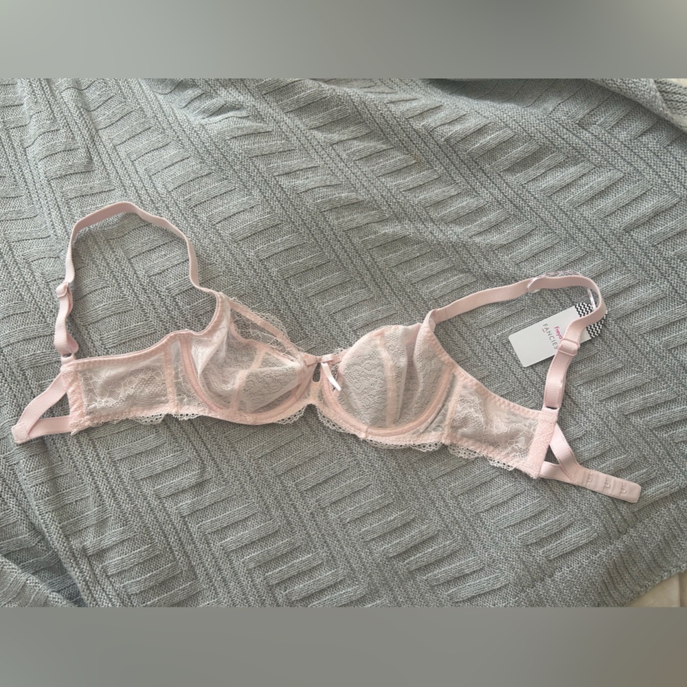 NWT Freya fancies petal pink underwire plunge bra 30DD